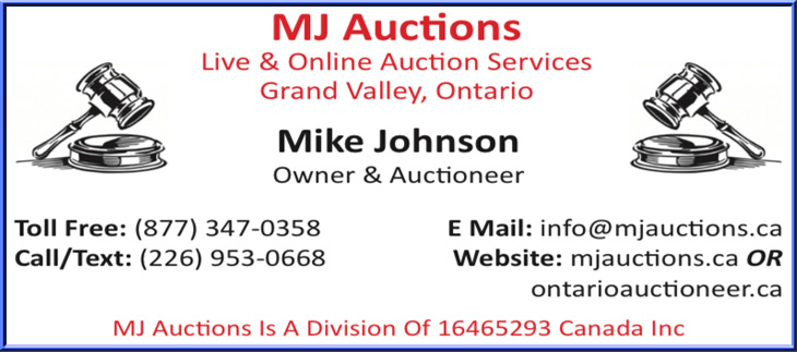 MJ AUCTIONS BANNER