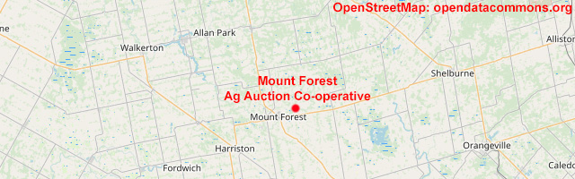 Directions To Mount Forest The Auction Advertiser